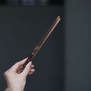 Handmade Bamboo <b>Tea</b> Tongs Non Slip Wooden Handle Traditional Chinese Kung Fu <b>Tea</b> <b>Set</b> Accessories For Afternoon <b>Tea</b> - Product Image 4