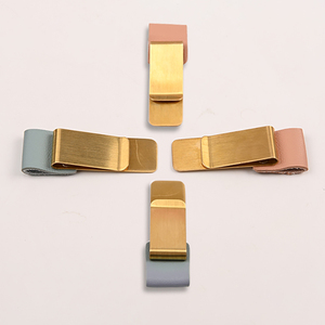 <span class=keywords><strong>Pince</strong></span> <span class=keywords><strong>à</strong></span> stylo pour ordinateur portable porte-boucle porte-stylo en cuir PU manches signet Clips pour planificateur de Journal - Product Image 2