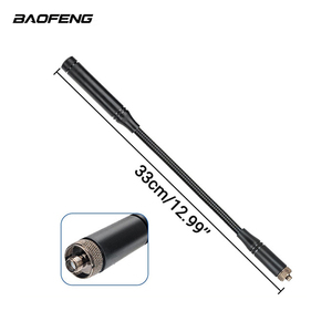Antenne flexible BAOFENG 33 cm SMA-F pour <span class=keywords><strong>radio</strong></span> Baofeng, accessoire bidirectionnel, logo personnalisé, vente en gros - Product Image 2
