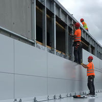 Paneles Decorativos de Pared Metálicos para Exteriores de Alta Calidad, de 3mm-6mm de Espesor, Modernos, de ACP/ACM, para Hoteles y Apartamentos