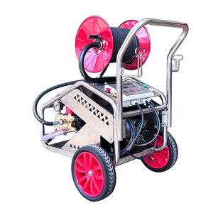 Nueva Hidrolavadora Eléctrica <span class=keywords><strong>KEMEL</strong></span> de 7.5KW de Alta Presión (con Enrollador de Manguera) para Limpiar Superficies de Paredes y Suelos de Patios - Product Image 5