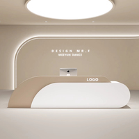 Magasin de vêtements moderne Comptoir de caisse de réception de salon Bar de beauté Bureau de réception personnalisé pour le bureau