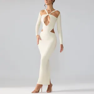 custom sexy fashion Sleeveless Prom Dresses with Use good materials