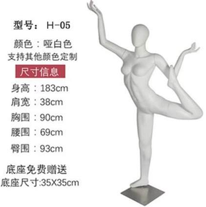 Mannequin féminin en fibre de verre de haute qualité pour vitrine, présentoir de vêtements, mannequin de vitrine - Product Image 2