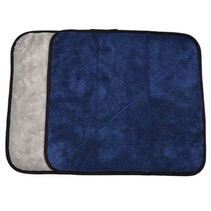 Di alta qualità 35x35 Cm doppio strato <span class=keywords><strong>Auto</strong></span> assorbente in microfibra girata ad asciugatura rapida <span class=keywords><strong>Auto</strong></span> lavaggio panno asciugamano per pulizia - Product Image 4