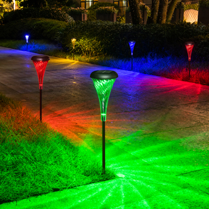 Luci Solari RGB 3000K per <span class=keywords><strong>Casa</strong></span> e Giardino, Illuminazione Decorativa da Esterno a LED, Prezzo Competitivo, IP65, a Forma di Fiore - Product Image 5