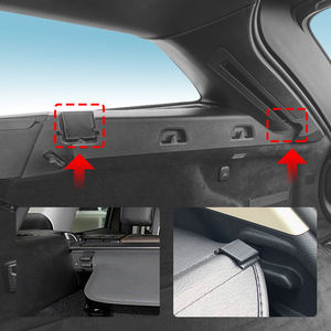 ボルボV60 2018 2020 2020 2021 2022 2022 2023車の革新的な一般的なインテリアアクセサリー引き込み式トランク用カーゴカバー - Product Image 4