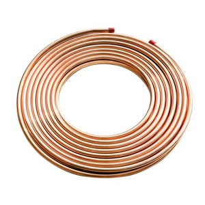 ท่อทองแดงไร้รอยต่อ C12200 ASTM B280 สำหรับเครื่องปรับอากาศและเครื่องทำความเย็น ความบริสุทธิ์ 99.9% แบบอ่อน อบอ่อนตามมาตรฐาน ISO CE สำหรับงานเชื่อม ดัด และตัด - Product Image 1