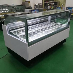 8 /12/ 16 /18 /20 plateaux Commerciale Gelatot vitrine/Italien crème glacée affichage congélateur - Product Image 5
