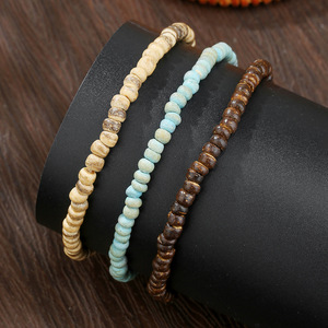 Vintage Layered Mixed Colors Wood <strong>Beads</strong> <strong>Bracelet</strong> Bohemian Men Handmade <strong>Bracelet</strong> Hip Hop Jewelry <strong>Fashion</strong> Women Accessories - Product Image 3