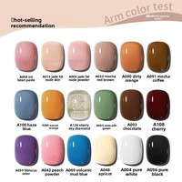 Maynail Vegan Liquid Nail Gel Polish 2026 Koleksi Baru Profesional Berkualitas Salon Fototerapi Rasa Ceri Icy Sheer Nude