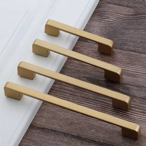 European Matte Gold Adjustable Stainless Steel Modern Furniture <b>Door</b> <b>Handles</b> Kitchen Cabinet <b>Handles</b> <b>Cupboard</b> Pulls Drawer Knobs - Product Image 2