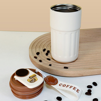 Tasse thermos intelligente numérique en acier inoxydable 304 avec affichage de la température par LED pour café avec bouteilles d'eau de 450ml