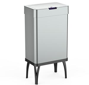 <span class=keywords><strong>Poubelle</strong></span> 13 gallons <span class=keywords><strong>50L</strong></span> bureau carré en acier inoxydable infrarouge capteur <span class=keywords><strong>automatique</strong></span> <span class=keywords><strong>poubelle</strong></span> intelligente - Product Image 4