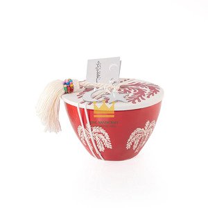 ตะกร้าเก็บของทรงกลมทันสมัย ทำด้วยมือจากวัสดุธรรมชาติ ผลิตในเวียดนาม ออกแบบมาเป็นพิเศษเพื่อเป็นมิตรกับสิ่งแวดล้อม เหมาะสำหรับเทศกาลรอมฎอน - Product Image 4