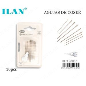 Aghi da cucito Ilan 10 pezzi misura 28036 per cucito a mano - Product Image 1