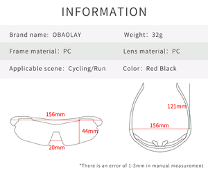 Hot Sell Style PC Lens100% UV protection Eyewear <strong>Sport</strong> Cycling Sunglasses <strong>OBAOLAY</strong> Photochromic Cycling <strong>Glasses</strong> - Product Image 6