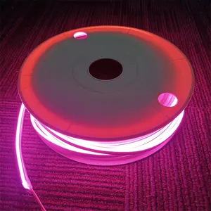 220V 50 metri Roll Neon Flex Light Single Color Silicone Led Flex Neon