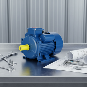 Moteur électrique monophasé 220V AC avec protection totalement fermée Fréquence 50Hz - Product Image 1