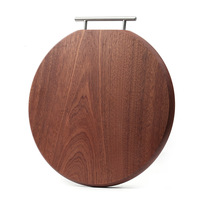 Planche à découper en bois massif d'ébène et de santal, style Tmall, H01, emballage de base