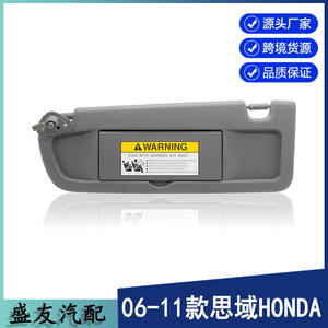 Pare-soleil Honda Civic 83280-SNA-A01ZA Gris foncé Côté gauche Installation par vis Matériau PVC - Product Image 2