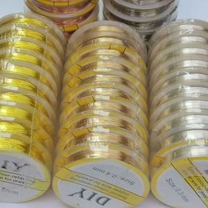 Filo di Rame Placcato Oro 18K 0,3-1mm per Gioielli Fai-da-Te, Catene Metalliche Intrecciate a Mano Marca MENGXUN - Product Image 6