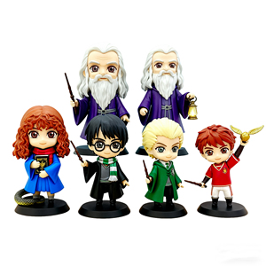 Ensemble de 5 figurines miniatures mignonnes en PVC pour gâteau, décoration de table, boîte à surprises - Product Image 1