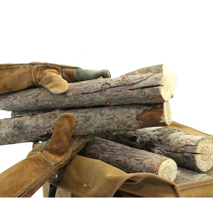 Sac de transport robuste en toile cirée pour bûches, accessoires de poêle à bois, sac de rangement pour foyer extérieur, <span class=keywords><strong>camping</strong></span> et barbecue - Product Image 3