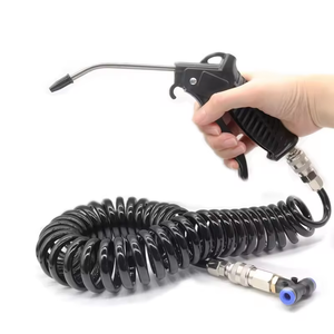 Kit de pistolet à air comprimé en aluminium robuste pour usage industriel, avec tuyau en PU de 5 m, raccord NPT de 1/4 pouce, pour le nettoyage des machines à air comprimé et le séchage industriel - Product Image 5