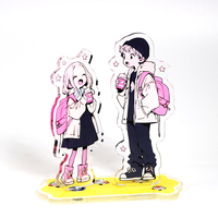 Supports rotatifs personnalisés Aoyu, impression de personnages de dessins animés, présentoirs en acrylique pour anime, supports en plastique acrylique