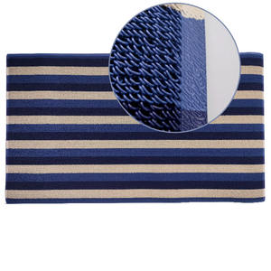 Non toxique Heavy Duty PVC tissé rayure boucle Piles gratter entrée sale intérieur extérieur tapis de sol antidérapant avant bienvenue porte tapis - Product Image 5