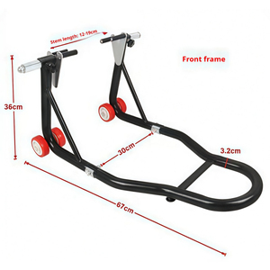 Soporte Universal <span class=keywords><strong>de</strong></span> Acero para Motocicleta, Soporte <span class=keywords><strong>de</strong></span> Elevación para Motocicleta, Soporte <span class=keywords><strong>de</strong></span> Paddock para <span class=keywords><strong>Rueda</strong></span> Delantera - Product Image 5