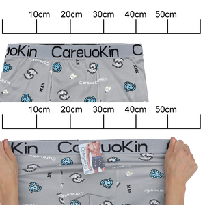 2025, venta a granel, Calzoncillos Bóxer 3XL de tiro medio para hombre para Careuokin, ropa interior de punto transpirable con estampado de <span class=keywords><strong>caballero</strong></span> clásico, docena de pantalones - Product Image 5