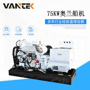 เครื่องกำเนิดไฟฟ้าดีเซล Jiangsu Wantai 75 กิโลวัตต์ 230/400 โวลต์ 60 เฮิรตซ์ ระบบควบคุมแรงดันไฟฟ้าอัตโนมัติ สำหรับใช้งานทางทะเล - Product Image 5