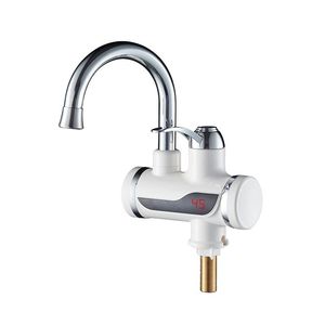<span class=keywords><strong>Robinet</strong></span> de cuisine et salle de bain à double usage, à affichage numérique instantané, monocommande, monotrou, avec cartouche céramique, pour chauffe-eau - Product Image 5