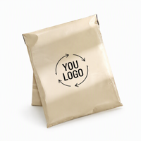 Enveloppes en polyéthylène de couleur nude mate de qualité supérieure, légères et résistantes, pour l'emballage de cosmétiques