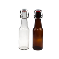 Bouteille de bière en verre d'ambre, 330ml 500ml 750ml 1l 1000ml, vente en gros, économique