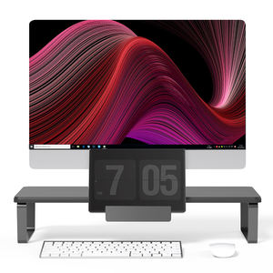 Soporte de madera para monitor de juegos de nuevo diseño, elevador de escritorio, controlador extensible, soporte de almacenamiento de escritorio resistente para estudio de oficina - Product Image 5