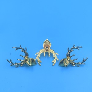Zinc Alloy Deer Head <b>Cabinet</b> Handles Novelty Shape <b>Rustic</b> Design Durable Hardware Accessory - Product Image 4