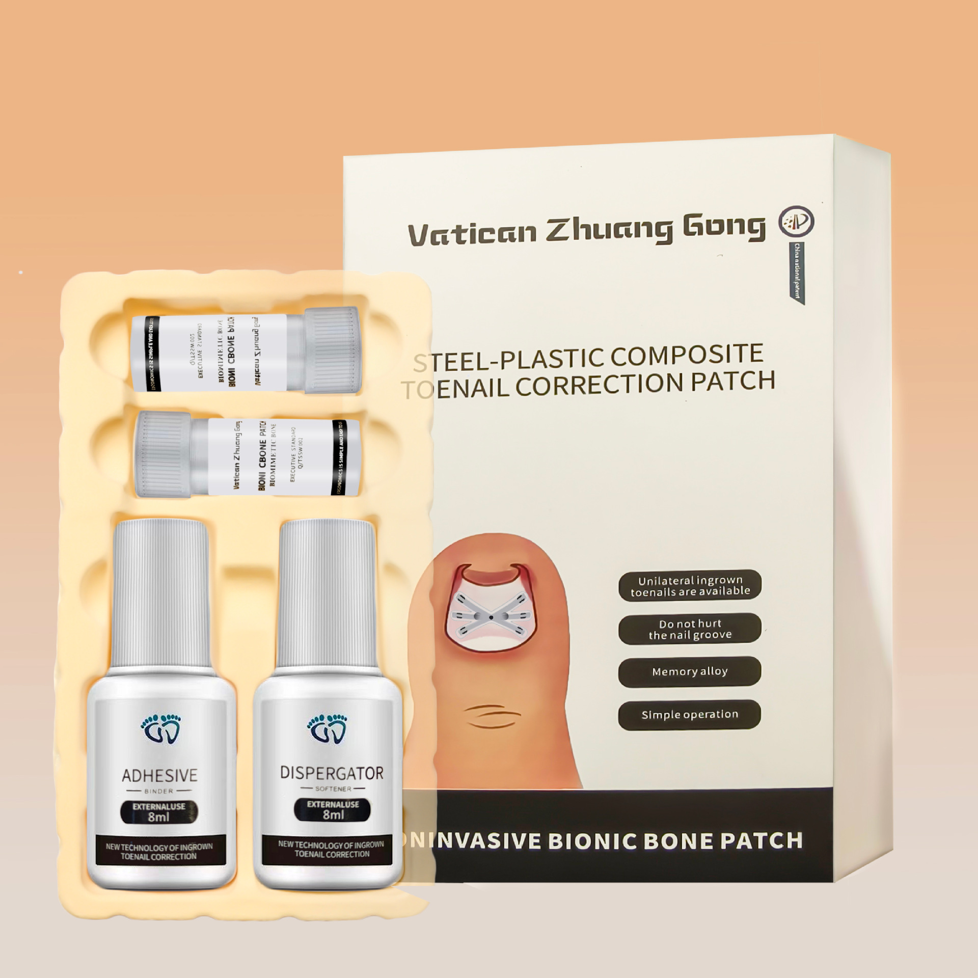 Titanium Alloy Ingrown Toenail Corrector Kit