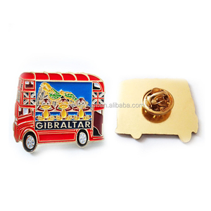 Pin de Solapa de Metal con Forma de Autobús de <span class=keywords><strong>Lisboa</strong></span>, Recuerdo Antiguo de <span class=keywords><strong>Lisboa</strong></span>, Portugal, Personalizado con Esmalte - Product Image 3