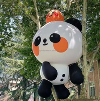Lingot de chèvre Panda gonflable décoration extérieur dessin animé animaux personnage Panda gonflable modèle personnalisé gonflable