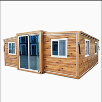 Maison conteneur préfabriquée extensible pour usage hôtelier et villier, multifonctionnelle, respirante, écologique, en acier haute résistance, modulaire