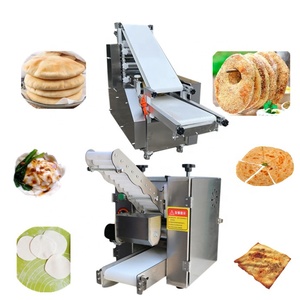 Paquet de certification CE Machine après-vente Roti Maker Ligne de production automatique de pain pita arabe Machines de fabrication de produits céréaliers - Product Image 5