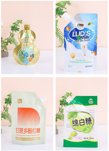 High quality food grade beverage soup packaging <b>bag</b> with spout spouch for milk beer suction jelly low MOQ - Product Image 6
