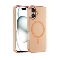 Nouvel étui d'aspiration en TPU givré caméléon de luxe pour étui de téléphone portable magnétique série 17