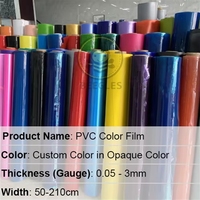 Rouleau de film plastique PVC transparent pour nappe, résistant à l'huile, épaisseur 0,3 mm