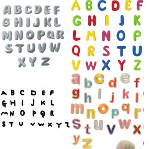 Mini Patchs Brodés Lettres - 26 Autocollants Alphabet A-Z avec Colle Thermocollante pour Décoration DIY Porte-clés Sac Vêtements Chapeau Artisanat - Product Image 1