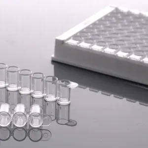 Placa Elisa de laboratorio biológico, Melecular transparente de 96 pozo de fermentación
