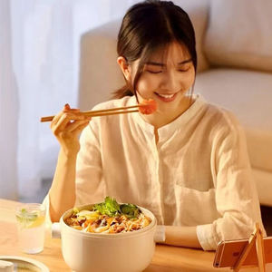 Dmwd — cocotte culinaire électrique blanche, en acier inoxydable, 304, cuisson des nouilles, des œufs et du riz, mini, chauffant, nouveauté - Product Image 2